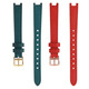 Zhuo Lei is adapted to COACH PARK small green watch 14503534/3894 women's small size notch leather watch strap blue-rose gold buckle interface width: 12mm