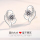 Chenyuluoyan silver earrings for women, heart-shaped earrings, fashionable silver earrings 520 Valentine's Day gift for girlfriend, wife, birthday, heart-shaped earrings for you