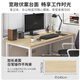 Escritorio de computadora Home Home Simple Modern and Simple Student Desking Escribir Escritorio Workbench 12050 Roble de roble Cepillado Actación diagonal Refuerzo de abrazamiento diagonal