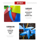 Vinoa small windmill decoration outdoor rotating plastic children's hand-held toys kindergarten one-yuan small gift wholesale 50 four-page hand-held solid color