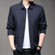 
Classic Car (LAOYECHE) Spring and Autumn New Jacket Jacket Men's Solid Color Lapel Solid Color Button Business Casual Jacket Daddy Suit AC1048 Khaki M