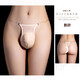 Sexy Männer sexy Slips, atmungsaktive sexy Riemen, verstellbare niedrige Taille, frei zum Abheben und steckbares Schwarz