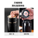 MGXEK德国品质保温杯男款茶水分离茶杯女2024新款一键开盖车载不锈钢 曜石黑【显温款】  500ml 【高档礼盒】团购可定制