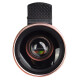 Pinyi Pinyi (Bejoy) mobile phone lens 0.45x distortion-free wide angle + macro two-in-one external lens 37mm black