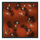 Wu Canli Xiangyunshi 100 mulberry silk scarf graceful and luxurious dark big square scarf Jurchen silk fashion dark shawl An Cai Xianglian-Dark Red
