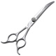 Xuanniao professional pet curved scissors, large curved scissors for pet beauticians, high-end imported pet curved scissors for pet groomers, 6.5-inch small curved scissors for fine trimming