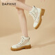 Daphne (DAPHNE) Martin boots for women's thick sole elevated mesh breathable summer casual sandals new versatile British style women's shoes beige heel height 5cm 38 (240mm) standard code