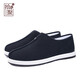 Shiju printemps et automne chaussures en tissu traditionnel hommes chaussures paresseuses rétro vieil homme grand-père d'âge moyen et de papa âgée
