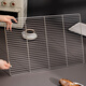 Vinland British stainless steel cooling rack commercial large grid baking bread cake barbecue oven grid sheet 60 40 with feet stainless steel thick cooling rack 60x40