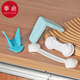 Fanyi lock/children A1ZO-safe anti-clip hand cabinet door lock cabinet sliding door anti-opening door snap buckle baby white short lock 1