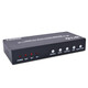 JiUyin JiUSI HDMI HD Video Switcher 2 en 1 Out 2 Pantalla de pantalla División Pip Imagen con control central 232 Manual de control remoto IR Manual sin problemas de 2 vías Síntesis de 2 vías Normal (JS5012)