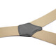 ALLFOND Strap Men's Clip Suit Shirt Trousers Elastic Button Adult Men's Stretch Strap Clip Beige