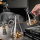 Genasi with scale liquor dispenser decanter home hotel wine measuring device wine pouring artifact divider flask glass wine set Swan Jinshan wine dispenser 300ml
