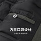 Baile con la chaqueta de lana de solapa de lobo [Down Liner] para hombres 2025 Otoño e invierno Nuevo chaqueta para hombres calientes 1015 Green-Green 211 m (170)