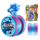 Audi Diamante Diamante Toy Toy Yoyo Firepower Boy Wang YouFeng Boy Yoyo Toy Swing Ball Ball-Black-Black Wolf