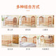 Maîtrise (XS) Berceau lit multifonctionnel lit d'enfants lit bébé lit épisser lit en bois massif berceau simple lit simple + matelas (berceau + moustique net)