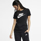 Nike Nike Women's Big Hook Logo T-shirt à cou rond respirant