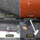 Ruiliju kitchen carpet is waterproof, oil-proof, anti-slip, cuttable floor mat, wipeable, no-wash, water-absorbent and oil-absorbent foot mats, special full matting, TPE single stripe - smoke gray. For customized sizes, please contact customer service.