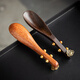 Shuming solid wood ebony rosewood Ruyi pipa tea spoon tea spoon tea kung fu tea set household tea ceremony accessories ebony pipa tea spoon
