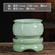 Qiantangyuan (Qian Tang Yuan) Kreatives grünes Bambus Sukkulenter Blumentopf Lazy Automatisches Wasser saugfähig Ceramics Haushalt atmungsaktivem Mandarin Bambus Phalaenoptic Orchid Pot Pflanze Große yy pinkgrün 719+ Lazy Base