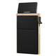 Qimo Anti-Magnetic Automatic Card Bag and Card Cover Shield RFID RFID Anti-theft Bank Card clip NFC Card de gran capacidad Gris