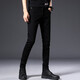 Cotton jeans men's spring and autumn men's high-end black slim-fitting pants trendy brand men's pants stretch casual long pants men 902 black regular size 32 (140Jin[Jin equals 0.5 kg]-145Jin[Jin equals 0.5 kg])