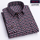 GTYUWVG Camisa vieja de algodón grueso para hombres Camisa a cuadros delgada de manga larga de verano para hombres para personas gordas Camisa cepillada de talla grande njr102 recta 11XL 3890-115Jin Jin es igual a 0,5 kg