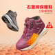 Zulijian elderly shoes winter plus velvet graphene warm shoes 2393203J burgundy-women 37