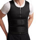 GUJING (GUJING) Vest de protección de la cintura de alta gama de chalecos Versión actualizada Versión actualizada de Winter Winter Warm Double Wisting Chaleco Protección de la cintura del abdomen (negro exclusivo para personas exitosas) XL