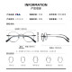 FILA Fila glasses myopia ultralight titanium frame anti-blue light color change mirror elliptical glasses frame can match degrees VFI753F-0531 matte black with 1.60 anti-blue light recommended 0-600 degrees