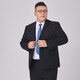 
Xichen plus fat plus size suit jacket casual men's loose business suits look slim and large size fat man suit suit suit black single 5XL (210-225Jin[Jin equals 0.5 kg])