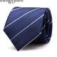 North Martin Silk Tie Knot-free Men's Formal Wear Business Groom Lazy One-Easy Zipper Blue Gift