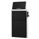 Qimo Anti-Magnetic Automatic Card Bag and Card Cover Shield RFID RFID Anti-theft Bank Card clip NFC Card de gran capacidad Gris