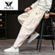Mlexruisanshao/Ruisanshao Frühling und Sommer reguläre Herren -Chinesische Stil Casual Hosen Dünne Daten Harun Herrenhosen Trend Burgundy + Military Green (zwei 139) 2xl (vorgeschlagenes Gewicht innerhalb von 185 Jin [Jin gleich 0,5 kg]))