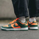
Nike (Nike) [Trendy Shoes] AirJordanaj1 Shoes Men's Shoes Low Top Breathable Casual Lightweight Wear-resistant Sports Basketball Shoes DD1391-300 Brazilian Orange Green 40.5