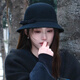 Miao Yijia Top Hat Girl Girl Women Mujeres de otoño e invierno Gat.