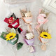 Wilkie pocket bouquet mini small bouquet holding roses dried flowers fake flowers Teacher's Day gift meeting flowers romance in pocket [a bouquet of red roses]