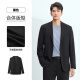 Hailan Home (HLA) Anzug Herren 25 Spring New Light Business Fashion Series Flat Kragenanzug Jacke schwarz 06 175/92a 48a Empfohlen 125 ~ 136Jin [Jin ist gleich 0,5 kg]