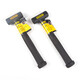 STANLEY (STANLEY) elastic rubber hammer, steel handle shock-proof hammer, floor tile installation hammer, rubber hammer, leather hammer, black 45oz (1276g)57-564-22