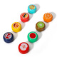 Holzfleischbällchen Kinder Puzzle Frühschulbildung hölzerne Jojo Kindergarten süße Tier hölzerne Puzzle Cartoon Spielzeug hellgrüner Charakter Yo-Yo