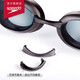 Speedo myopia swimming goggles, professional swimming training equipment, anti-fog, sun-proof and water-proof, gray/ash 350 degrees