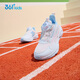 361 zapatos para niños, zapatillas para correr para niños, cuatro temporadas, niños y niñas, 3-14 años, botones de perilla versátiles, zapatillas para correr ligeras, rosa 35
