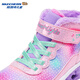 Skechers斯凯奇儿童秋冬保暖运动鞋舒适闪灯休闲棉靴302677L 677L粉红色/多彩色/PKMT 32