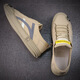DICK LANE DICK LANE Canvas Shoes Men's 2025 New Trendy Shoes One-Step-One-Match Shoes Breathable Ice Wire Cloth Shoes Fashion Casual Shoes Black 39