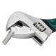 SATA Tools Plastic-coated European-style Adjustable Wrench Large Open Wrench Auto Repair Machine Repair Wrench 8 47250