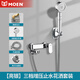 MOEN all-copper shower faucet bathroom mixing valve shower set bathtub thermostatic double-open triple two-in-one hot and cold faucet semi-automatic flagship pressurized filter (5-piece set)