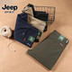 
JEEP SPIRIT Jeep High-end Cotton Casual Pants Men's Summer Thin Style Loose Middle-aged and Elderly Straight Large Size High Waist Deep Long Pants 7028 Blue Thin Style 33 2ft6