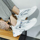MVPBOY Zapatos para hombres Autumn and Summer Dad Shoes Shoes New Shoes Men's Men's Tendy Sports Sports Sports Sombreros gruesos Versátiles Versátiles Casuales Men Super Awesome X9920 Blanco Gris 41