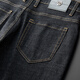 Romon (Romon) Business Casual Straight Jeans Männer Anti-Falten-Mikro-Slide Formale Wear Herren große Hosen 9911 Dunkelblau 34