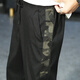 Fan Pure Trendy Foot Anti-Falten-Casual Hosen Herren Arbeiten geschnittene Hosen Hochstrecker Slim Camouflage Ice Seidenhose XH983 XH983 Black XL